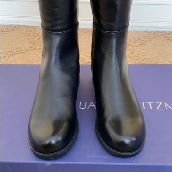 Stuart Weitzman 5050 Knee High Leather Boots - Picture 4 of 4